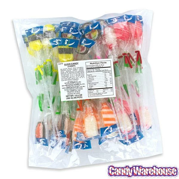 Sushi Candy Pops: 40-Piece Bag 2 Sushi Candy Pops: 40-Piece Bag - Image 2