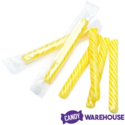 Sweet Spindles Mini Hard Candy Sticks - Banana: 50-Piece Jar -CANDY WAREHOUSE Sales sweet spindles mini hard candy sticks banana 50 piece jar candy warehouse 3