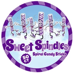 Sweet Spindles Mini Hard Candy Sticks - Grape: 50-Piece Jar -CANDY WAREHOUSE Sales sweet spindles mini hard candy sticks grape 50 piece jar candy warehouse 4