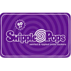 Swipple Pops Petite Swirl Ripple Lollipops - Purple Grape: 60-Piece Tub -CANDY WAREHOUSE Sales swipple pops petite swirl ripple lollipops purple grape 60 piece tub candy warehouse 3