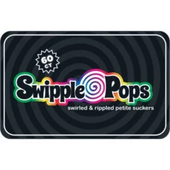 Swipple Pops Petite Swirl Ripple Lollipops - Rainbow Cherry: 60-Piece Tub -CANDY WAREHOUSE Sales swipple pops petite swirl ripple lollipops rainbow cherry 60 piece tub candy warehouse 3