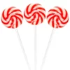 Swipple Pops Petite Swirl Ripple Lollipops - Red Cherry: 60-Piece Tub