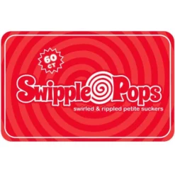 Swipple Pops Petite Swirl Ripple Lollipops - Red Cherry: 60-Piece Tub -CANDY WAREHOUSE Sales swipple pops petite swirl ripple lollipops red cherry 60 piece tub candy warehouse 4