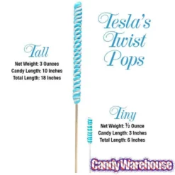 Tesla's Tiny Twist Pops - Lemon: 48-Piece Jar 11 Tesla's Tiny Twist Pops - Lemon: 48-Piece Jar -CANDY WAREHOUSE Sales tesla s tiny twist pops lemon 48 piece jar candy warehouse 4