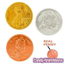 Thompson Foiled Extra Large Milk Chocolate Coins: 72-Piece Tub -CANDY WAREHOUSE Sales thompson foiled extra large milk chocolate coins 72 piece tub candy warehouse 4