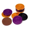 Thompson Foiled Milk Chocolate Halloween Coins: 5LB Bag