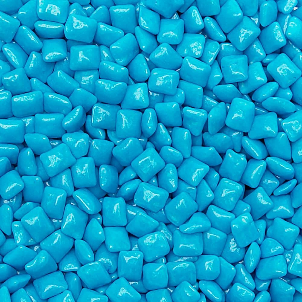 Tiny Chicle Squares Chewing Gum - Blue: 1.5LB Jar 1 Tiny Chicle Squares Chewing Gum - Blue: 1.5LB Jar