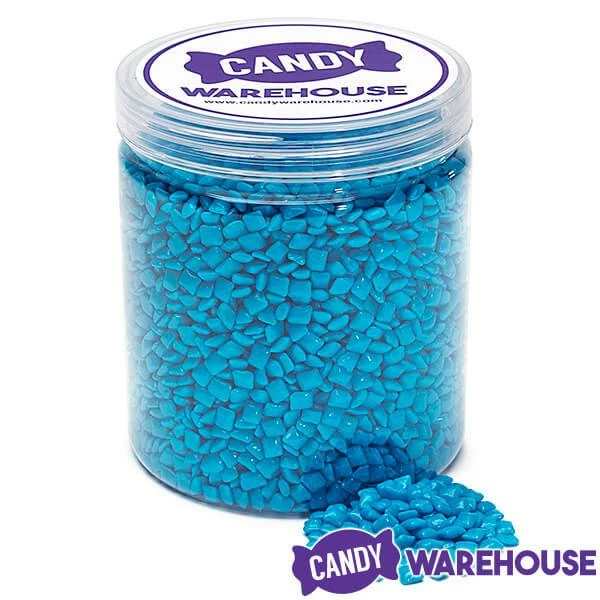 Tiny Chicle Squares Chewing Gum - Blue: 1.5LB Jar 2 Tiny Chicle Squares Chewing Gum - Blue: 1.5LB Jar - Image 2