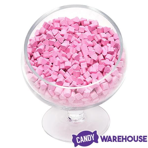 Tiny Sugar Candy Hearts - Pink: 1.5LB Jar 4 Tiny Sugar Candy Hearts - Pink: 1.5LB Jar - Image 4