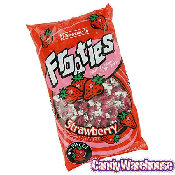 Tootsie Roll Frooties Candy - Strawberry: 360-Piece Bag 3 Tootsie Roll Frooties Candy - Strawberry: 360-Piece Bag - Image 3