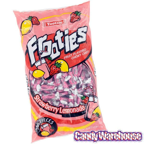 Tootsie Roll Frooties Candy - Strawberry Lemonade: 360-Piece Bag 2 Tootsie Roll Frooties Candy - Strawberry Lemonade: 360-Piece Bag - Image 2