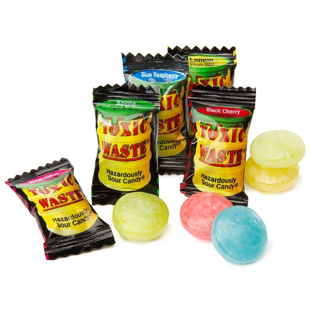 Toxic Waste Sour Candy Packs: 1000-Piece Bag 1 Toxic Waste Sour Candy Packs: 1000-Piece Bag