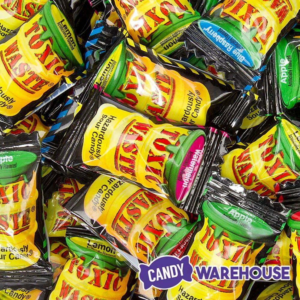 Toxic Waste Sour Candy Packs: 1000-Piece Bag 2 Toxic Waste Sour Candy Packs: 1000-Piece Bag - Image 2