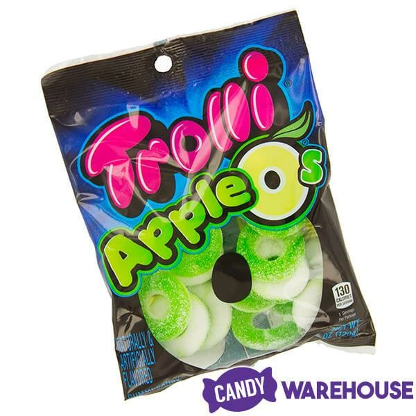 Trolli Apple O's Green Apple Gummy Rings Candy: 3LB Box 5 Trolli Apple O's Green Apple Gummy Rings Candy: 3LB Box - Image 5