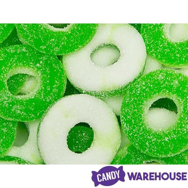 Trolli Apple O's Green Apple Gummy Rings Candy: 3LB Box 6 Trolli Apple O's Green Apple Gummy Rings Candy: 3LB Box - Image 6