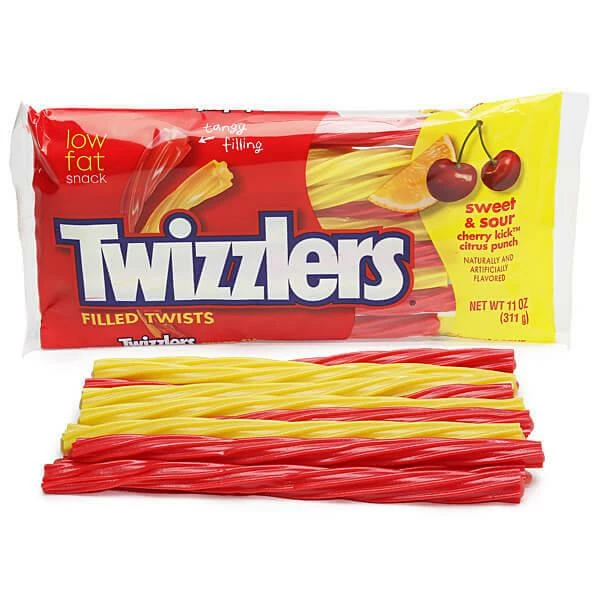 Twizzlers Sweet & Sour Filled Licorice Twists: 11-Ounce Bag 1 Twizzlers Sweet & Sour Filled Licorice Twists: 11-Ounce Bag