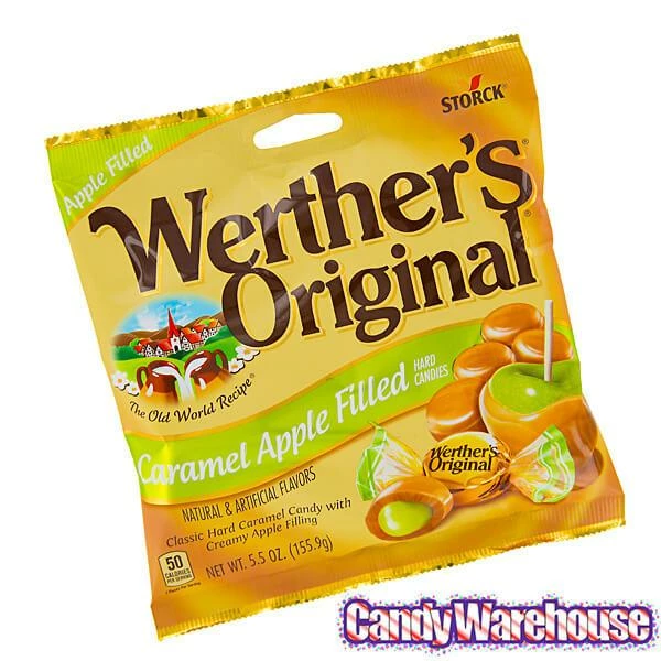 Werther's Original Caramel Apple Filled Hard Candy: 4LB Box 2 Werther's Original Caramel Apple Filled Hard Candy: 4LB Box - Image 2