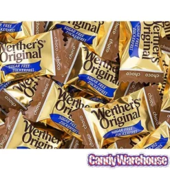 Werther's Original Sugar Free Caramel Chocolate Hard Candy: 1.75LB Box -CANDY WAREHOUSE Sales werther s original sugar free caramel chocolate hard candy 1 75lb box candy warehouse 3