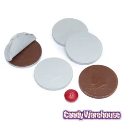 White Foiled Milk Chocolate Coins: 1LB Bag -CANDY WAREHOUSE Sales white foiled milk chocolate coins 1lb bag candy warehouse 2