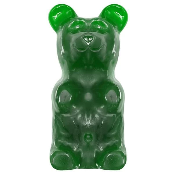 World's Largest Gummy Bear Candy Gift Box - Green Apple 1 World's Largest Gummy Bear Candy Gift Box - Green Apple