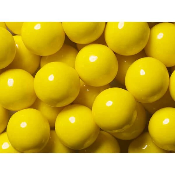 Yellow 1-Inch Gumballs: 2LB Bag 1 Yellow 1-Inch Gumballs: 2LB Bag