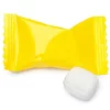 Yellow Wrapped Butter Mint Creams: 300-Piece Case