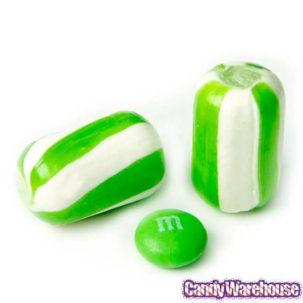 YumJunkie Sassy Cylinders Lime Green Striped Hard Candy: 5LB Bag 4 YumJunkie Sassy Cylinders Lime Green Striped Hard Candy: 5LB Bag - Image 4