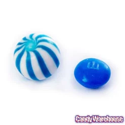 YumJunkie Sassy Spheres Blueberry Blue Striped Candy Balls - Petite: 5LB Bag -CANDY WAREHOUSE Sales yumjunkie sassy spheres blueberry blue striped candy balls petite 5lb bag candy warehouse 4