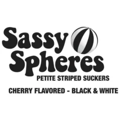 YumJunkie Sassy Spheres Cherry Black Striped Ball Lollipops: 100-Piece Bag 6 YumJunkie Sassy Spheres Cherry Black Striped Ball Lollipops: 100-Piece Bag -CANDY WAREHOUSE Sales yumjunkie sassy spheres cherry black striped ball lollipops 100 piece bag candy warehouse 3