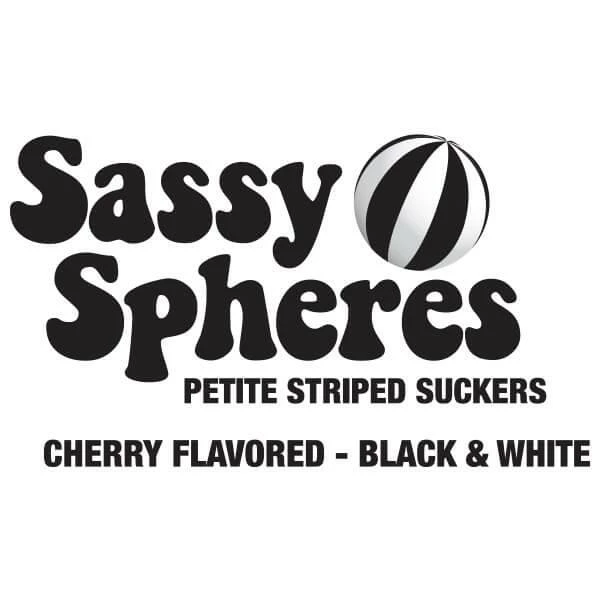YumJunkie Sassy Spheres Cherry Black Striped Ball Lollipops: 100-Piece Bag 3 YumJunkie Sassy Spheres Cherry Black Striped Ball Lollipops: 100-Piece Bag - Image 3