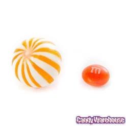 YumJunkie Sassy Spheres Orange Striped Candy Balls: 5LB Bag -CANDY WAREHOUSE Sales yumjunkie sassy spheres orange striped candy balls 5lb bag candy warehouse 4