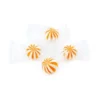 YumJunkie Sassy Spheres Orange Striped Candy Balls - Petite: 5LB Bag