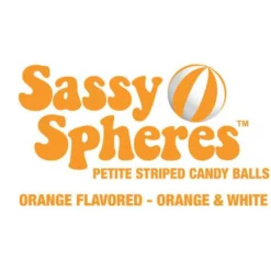 YumJunkie Sassy Spheres Orange Striped Candy Balls - Petite: 5LB Bag 6 YumJunkie Sassy Spheres Orange Striped Candy Balls - Petite: 5LB Bag -CANDY WAREHOUSE Sales yumjunkie sassy spheres orange striped candy balls petite 5lb bag candy warehouse 3