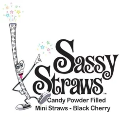 YumJunkie Sassy Straws Candy Powder Filled Mini Straws - Black Cherry: 50-Piece Bag -CANDY WAREHOUSE Sales yumjunkie sassy straws candy powder filled mini straws black cherry 50 piece bag candy warehouse 7