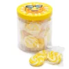 YumJunkie Sweet Suns Yellow Swirl Hard Candy Circles: 30-Piece Jar