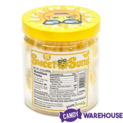 YumJunkie Sweet Suns Yellow Swirl Hard Candy Circles: 30-Piece Jar -CANDY WAREHOUSE Sales yumjunkie sweet suns yellow swirl hard candy circles 30 piece jar candy warehouse 4