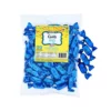 Zazers Blue Foiled Red Raspberry Chewy Candy: 1LB Bag